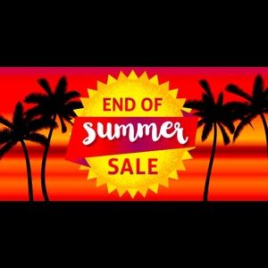 END OF SUMMER SALE!